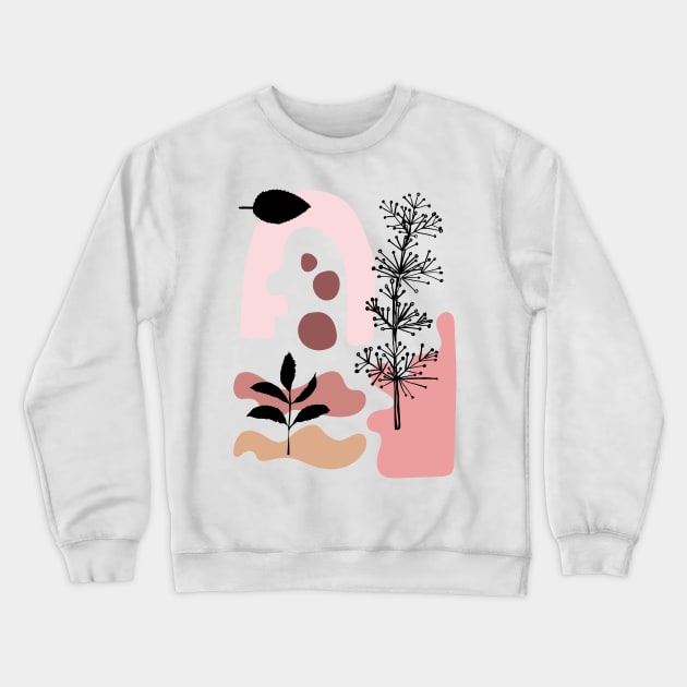 Tropical Abstract Crewneck Sweatshirt by SWON Design